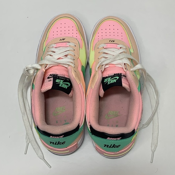 Nike Air Force 1 Shadow Arctic Punch Barely Volt Women’s Size 9 CU8591-601 - Picture 6 of 12